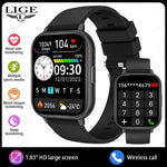 LIGE Smart Uhr Frauen Full Touch Benutzerdefinierte Zifferblatt Herzfrequenz Schlaf Monitor Wasserdichte Uhren Sport Fitness Smartwatch Dame Armband - flohmarkt-deutschland.shop