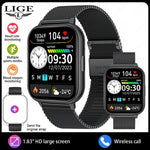 LIGE Smart Uhr Frauen Full Touch Benutzerdefinierte Zifferblatt Herzfrequenz Schlaf Monitor Wasserdichte Uhren Sport Fitness Smartwatch Dame Armband - flohmarkt-deutschland.shop