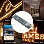 Lighting Transformer DC 12V/24V Power Supply Adapter 5A 12A Ultra thin LED Strip Switch Driver Lamp 60W 100W 150W 200W 300W 400W - flohmarkt-deutschland.shop