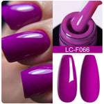 LILYCUTE Gold Aurora Glitter Gel Nagellack Frühling Nude Farbe Langlebig Französisch Für Maniküre Soak Off Nail art UV Gel Lack - flohmarkt-deutschland.shop