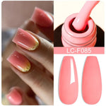 LILYCUTE Gold Aurora Glitter Gel Nagellack Frühling Nude Farbe Langlebig Französisch Für Maniküre Soak Off Nail art UV Gel Lack - flohmarkt-deutschland.shop