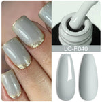 LILYCUTE Gold Aurora Glitter Gel Nagellack Frühling Nude Farbe Langlebig Französisch Für Maniküre Soak Off Nail art UV Gel Lack - flohmarkt-deutschland.shop