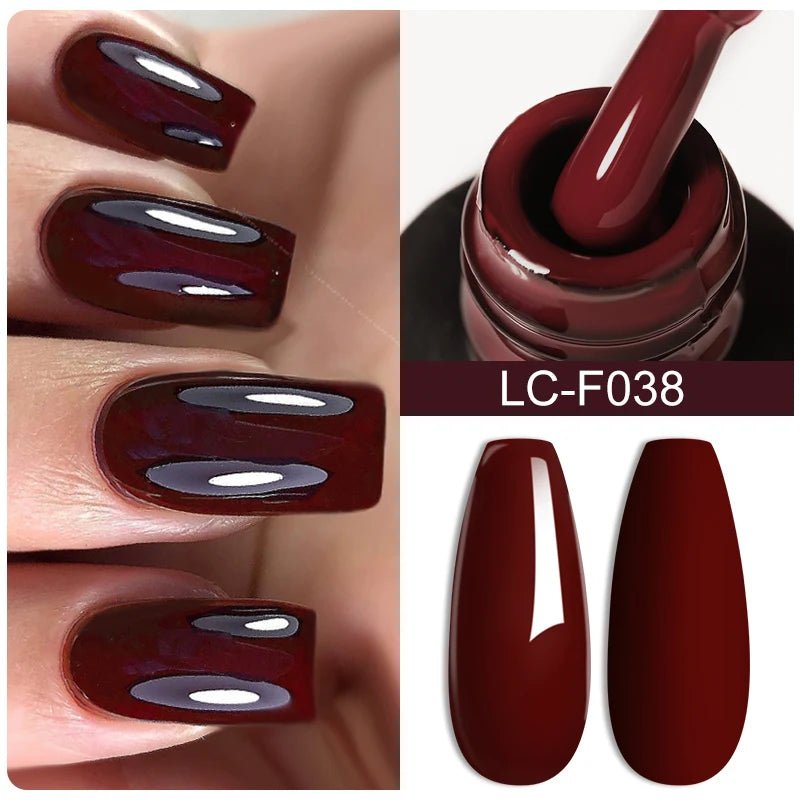 LILYCUTE Gold Aurora Glitter Gel Nagellack Frühling Nude Farbe Langlebig Französisch Für Maniküre Soak Off Nail art UV Gel Lack - flohmarkt-deutschland.shop