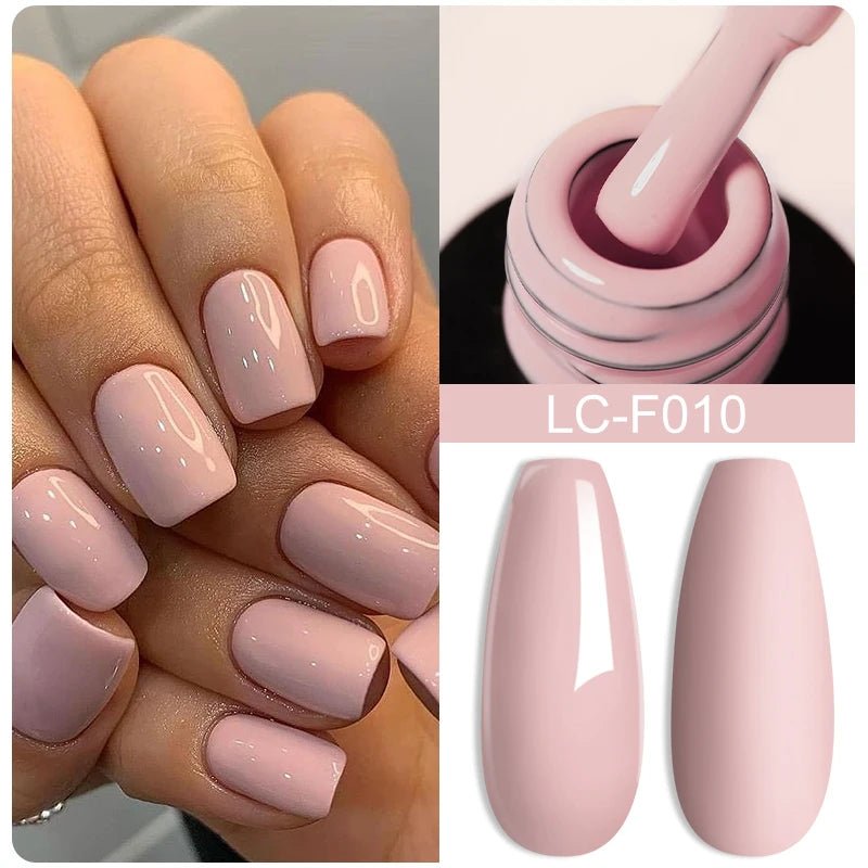 LILYCUTE Gold Aurora Glitter Gel Nagellack Frühling Nude Farbe Langlebig Französisch Für Maniküre Soak Off Nail art UV Gel Lack - flohmarkt-deutschland.shop