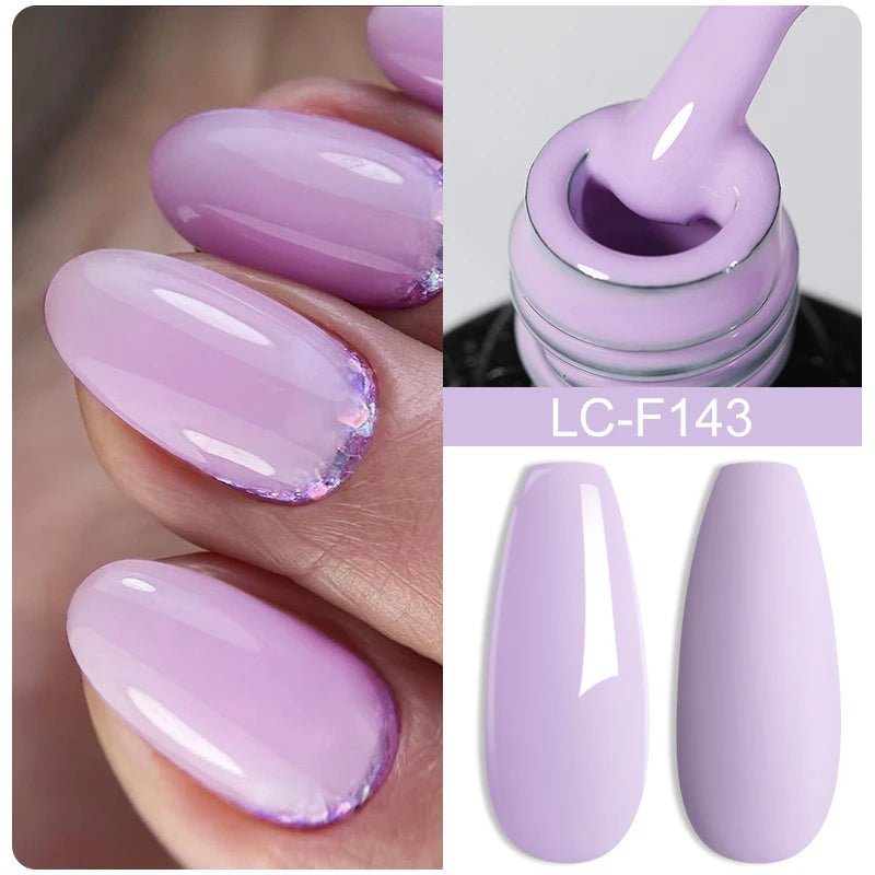 LILYCUTE Gold Aurora Glitter Gel Nagellack Frühling Nude Farbe Langlebig Französisch Für Maniküre Soak Off Nail art UV Gel Lack - flohmarkt-deutschland.shop