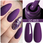 LILYCUTE Gold Aurora Glitter Gel Nagellack Frühling Nude Farbe Langlebig Französisch Für Maniküre Soak Off Nail art UV Gel Lack - flohmarkt-deutschland.shop