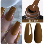 LILYCUTE Gold Aurora Glitter Gel Nagellack Frühling Nude Farbe Langlebig Französisch Für Maniküre Soak Off Nail art UV Gel Lack - flohmarkt-deutschland.shop