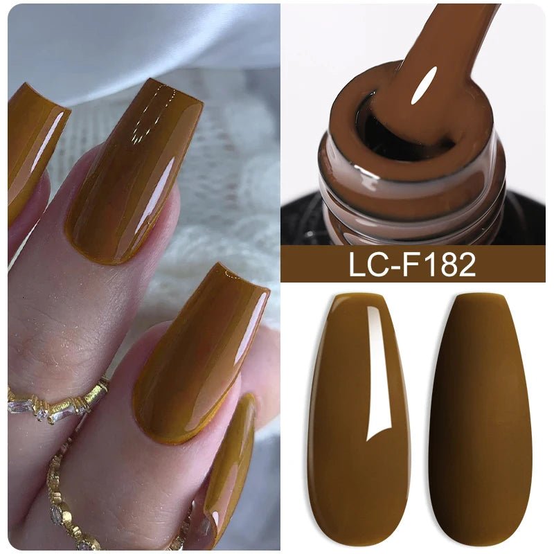LILYCUTE Gold Aurora Glitter Gel Nagellack Frühling Nude Farbe Langlebig Französisch Für Maniküre Soak Off Nail art UV Gel Lack - flohmarkt-deutschland.shop
