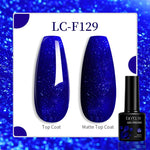 LILYCUTE Gold Aurora Glitter Gel Nagellack Frühling Nude Farbe Langlebig Französisch Für Maniküre Soak Off Nail art UV Gel Lack - flohmarkt-deutschland.shop