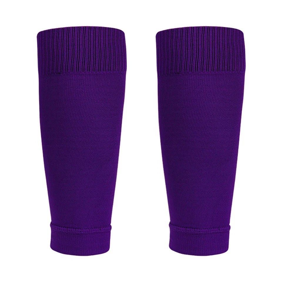 Loogdeel 1 Pair Football Socks Soccer Leg Brace Sleeves Breathable Sport Sock Adult Kids Shin Guards Calf Protection Leg Cover - flohmarkt-deutschland.shop