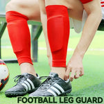 Loogdeel 1 Pair Football Socks Soccer Leg Brace Sleeves Breathable Sport Sock Adult Kids Shin Guards Calf Protection Leg Cover - flohmarkt-deutschland.shop