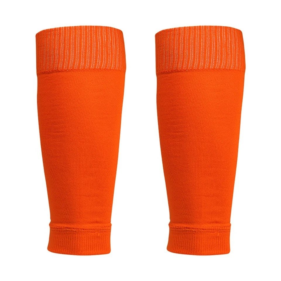 Loogdeel 1 Pair Football Socks Soccer Leg Brace Sleeves Breathable Sport Sock Adult Kids Shin Guards Calf Protection Leg Cover - flohmarkt-deutschland.shop
