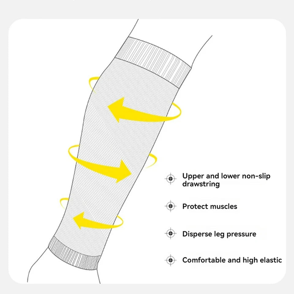 Loogdeel 1 Pair Football Socks Soccer Leg Brace Sleeves Breathable Sport Sock Adult Kids Shin Guards Calf Protection Leg Cover - flohmarkt-deutschland.shop