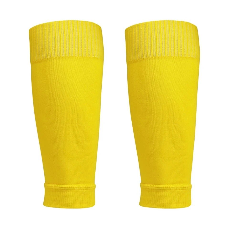 Loogdeel 1 Pair Football Socks Soccer Leg Brace Sleeves Breathable Sport Sock Adult Kids Shin Guards Calf Protection Leg Cover - flohmarkt-deutschland.shop