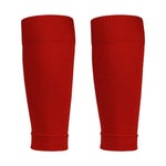 Loogdeel 1 Pair Football Socks Soccer Leg Brace Sleeves Breathable Sport Sock Adult Kids Shin Guards Calf Protection Leg Cover - flohmarkt-deutschland.shop