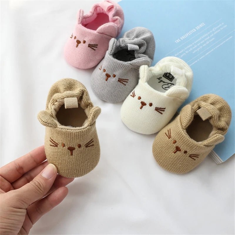 LoomKids Strick Woll Babyschuhe Jungen Und Mädchen - Weiche Flexible Sohlen Für Natürliche Bewegungen - flohmarkt-deutschland.shop