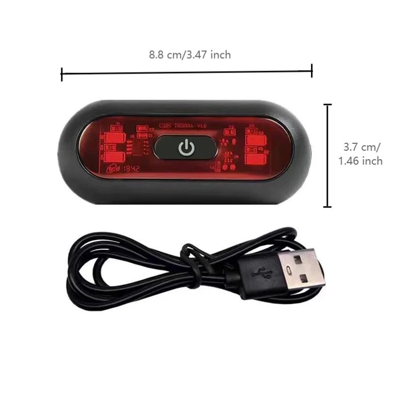 Luces Para Casco Fahrrad Rücklicht Motorrad Fahrrad Helm Sicherheit Signal Warnung Hinten Lampe Wasserdichte Moto Helm LED Licht - flohmarkt-deutschland.shop