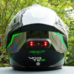 Luces Para Casco Fahrrad Rücklicht Motorrad Fahrrad Helm Sicherheit Signal Warnung Hinten Lampe Wasserdichte Moto Helm LED Licht - flohmarkt-deutschland.shop