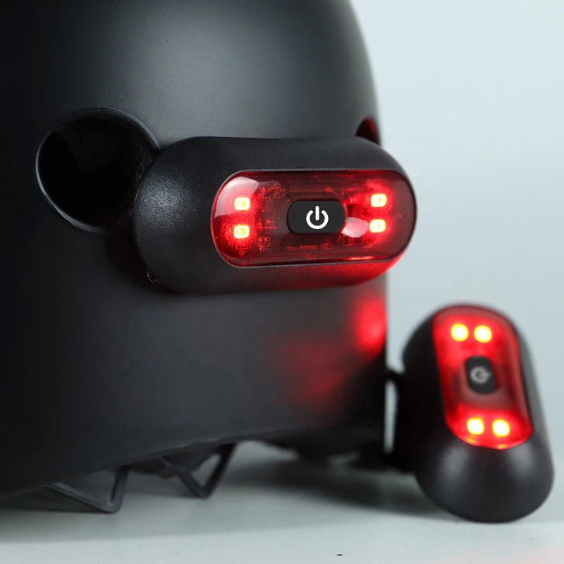 Luces Para Casco Fahrrad Rücklicht Motorrad Fahrrad Helm Sicherheit Signal Warnung Hinten Lampe Wasserdichte Moto Helm LED Licht - flohmarkt-deutschland.shop