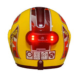 Luces Para Casco Fahrrad Rücklicht Motorrad Fahrrad Helm Sicherheit Signal Warnung Hinten Lampe Wasserdichte Moto Helm LED Licht - flohmarkt-deutschland.shop