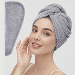 LunaLuxe Texturierte Haarkappe - Schonendes Trocknen Hohe Saugfähigkeit Und Sanfter Tragekomfort Für Frauen - flohmarkt-deutschland.shop