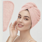 LunaLuxe Texturierte Haarkappe - Schonendes Trocknen Hohe Saugfähigkeit Und Sanfter Tragekomfort Für Frauen - flohmarkt-deutschland.shop