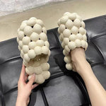 LunaStep Damen Hausschuhe Rutschfest Mit 3,5 Zentimeter Dicke Sohle - Zuhause Und Alltag Komfort - flohmarkt-deutschland.shop