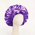 LuxLeben Satin Schlafhaube Mit Verstellbarem Bindeband - Schutz Für Haare Beim Schlafen Für Damen Und Herren - flohmarkt-deutschland.shop