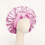 LuxLeben Satin Schlafhaube Mit Verstellbarem Bindeband - Schutz Für Haare Beim Schlafen Für Damen Und Herren - flohmarkt-deutschland.shop