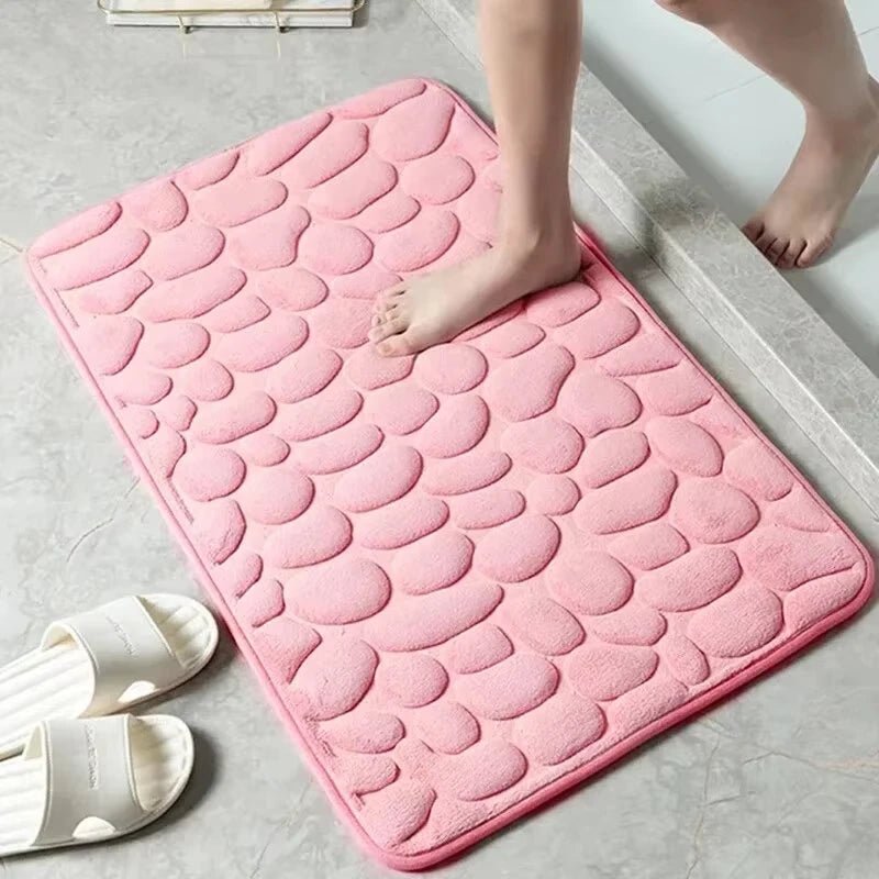 LuxMemory Memory Foam Velvet Teppichmatte Für Bad Und Wohnzimmer - Rutschfestes Gefühl Unter Den Füßen - flohmarkt-deutschland.shop