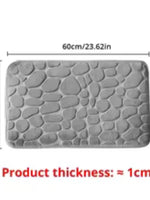 LuxMemory Memory Foam Velvet Teppichmatte Für Bad Und Wohnzimmer - Rutschfestes Gefühl Unter Den Füßen - flohmarkt-deutschland.shop