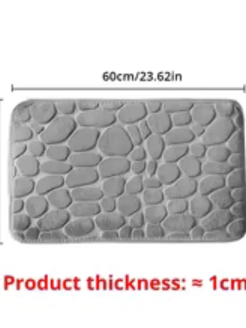 LuxMemory Memory Foam Velvet Teppichmatte Für Bad Und Wohnzimmer - Rutschfestes Gefühl Unter Den Füßen - flohmarkt-deutschland.shop