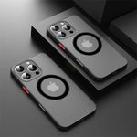 Luxury Armor Matte For Magsafe Magnetic Wireless Charging Case For iPhone 17 16 15 14 13 12 11Pro Max Mini Plus Shockproof Cover - flohmarkt-deutschland.shop