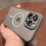 Luxury Matte Armor For Magsafe Magnetic Wireless Charging Case For iPhone 11 12 13 14 15 16 17 Air Pro Max Plus Shockproof Cover - flohmarkt-deutschland.shop