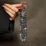 Luxury Sparkling Diamond Crystal Bead Wrist Strap Portable Chain Short Hanging Phone Charm Clip For Universal Use On Phone Cases - flohmarkt-deutschland.shop