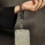 Luxury Sparkling Diamond Crystal Bead Wrist Strap Portable Chain Short Hanging Phone Charm Clip For Universal Use On Phone Cases - flohmarkt-deutschland.shop