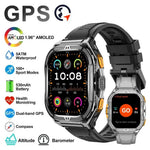 Luxus AMOLED Smartwatch Echt GPS 5 ATM Wasserdichte Intelligente Uhr Elektronische Uhr Sport Handgelenk Digitale Uhren für Mann Android 2026 - flohmarkt-deutschland.shop