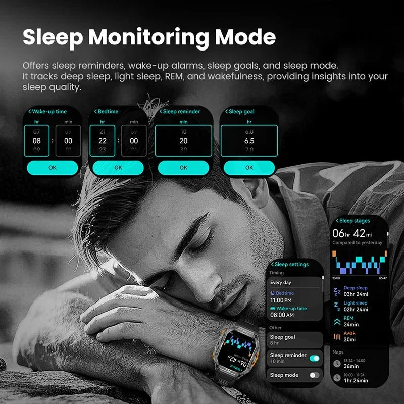Luxus AMOLED Smartwatch Echt GPS 5 ATM Wasserdichte Intelligente Uhr Elektronische Uhr Sport Handgelenk Digitale Uhren für Mann Android 2026 - flohmarkt-deutschland.shop
