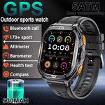 Luxus AMOLED Smartwatch Echt GPS 5 ATM Wasserdichte Intelligente Uhr Elektronische Uhr Sport Handgelenk Digitale Uhren für Mann Android 2026 - flohmarkt-deutschland.shop