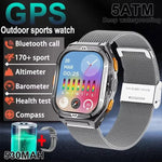 Luxus AMOLED Smartwatch Echt GPS 5 ATM Wasserdichte Intelligente Uhr Elektronische Uhr Sport Handgelenk Digitale Uhren für Mann Android 2026 - flohmarkt-deutschland.shop