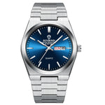 Luxus Uhr Für Mann Wasserdicht Leucht Datum Woche Edelstahl Männer Uhr Casual Quarz herren Uhren Männliche Uhr - flohmarkt-deutschland.shop