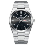 Luxus Uhr Für Mann Wasserdicht Leucht Datum Woche Edelstahl Männer Uhr Casual Quarz herren Uhren Männliche Uhr - flohmarkt-deutschland.shop