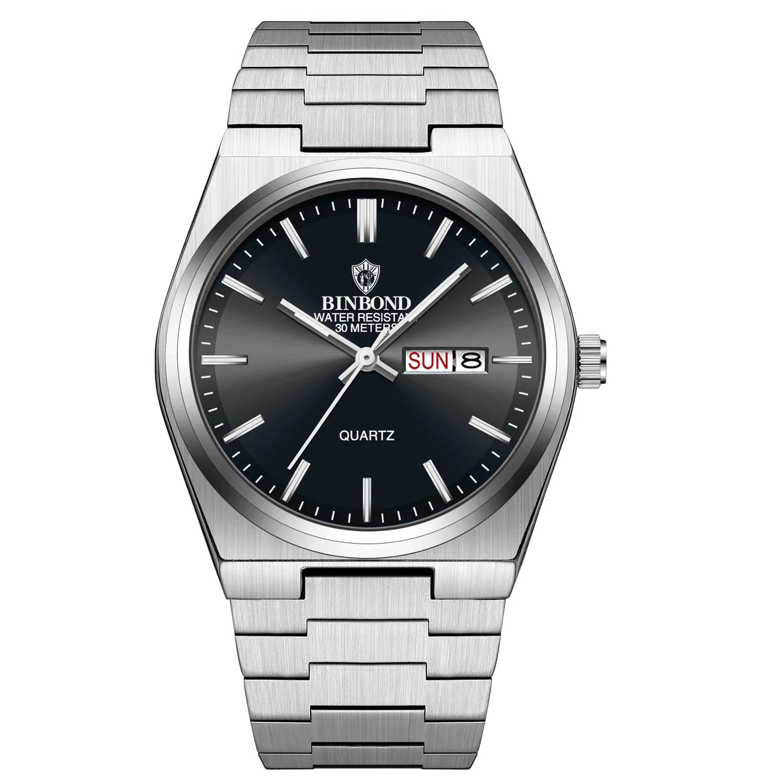 Luxus Uhr Für Mann Wasserdicht Leucht Datum Woche Edelstahl Männer Uhr Casual Quarz herren Uhren Männliche Uhr - flohmarkt-deutschland.shop