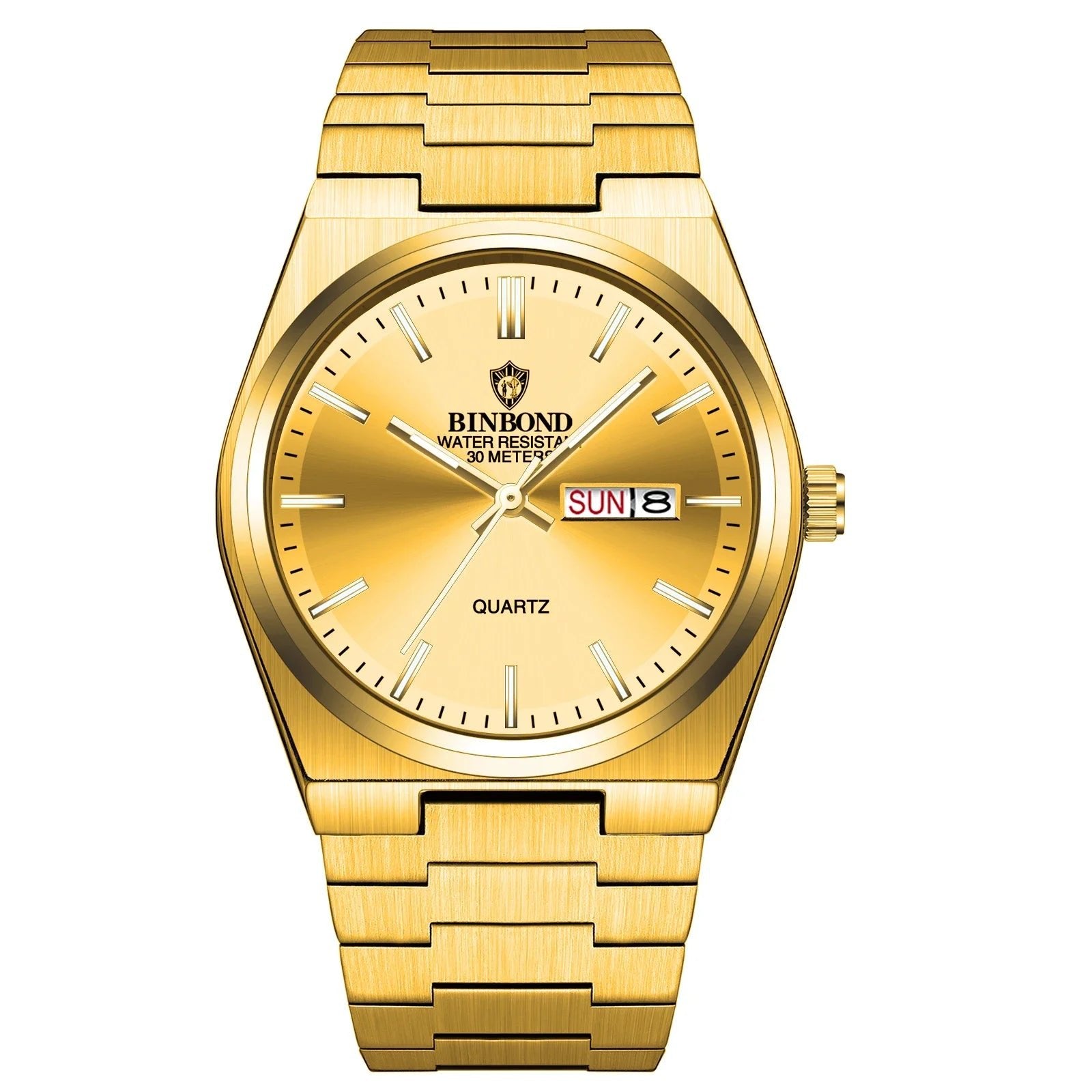 Luxus Uhr Für Mann Wasserdicht Leucht Datum Woche Edelstahl Männer Uhr Casual Quarz herren Uhren Männliche Uhr - flohmarkt-deutschland.shop