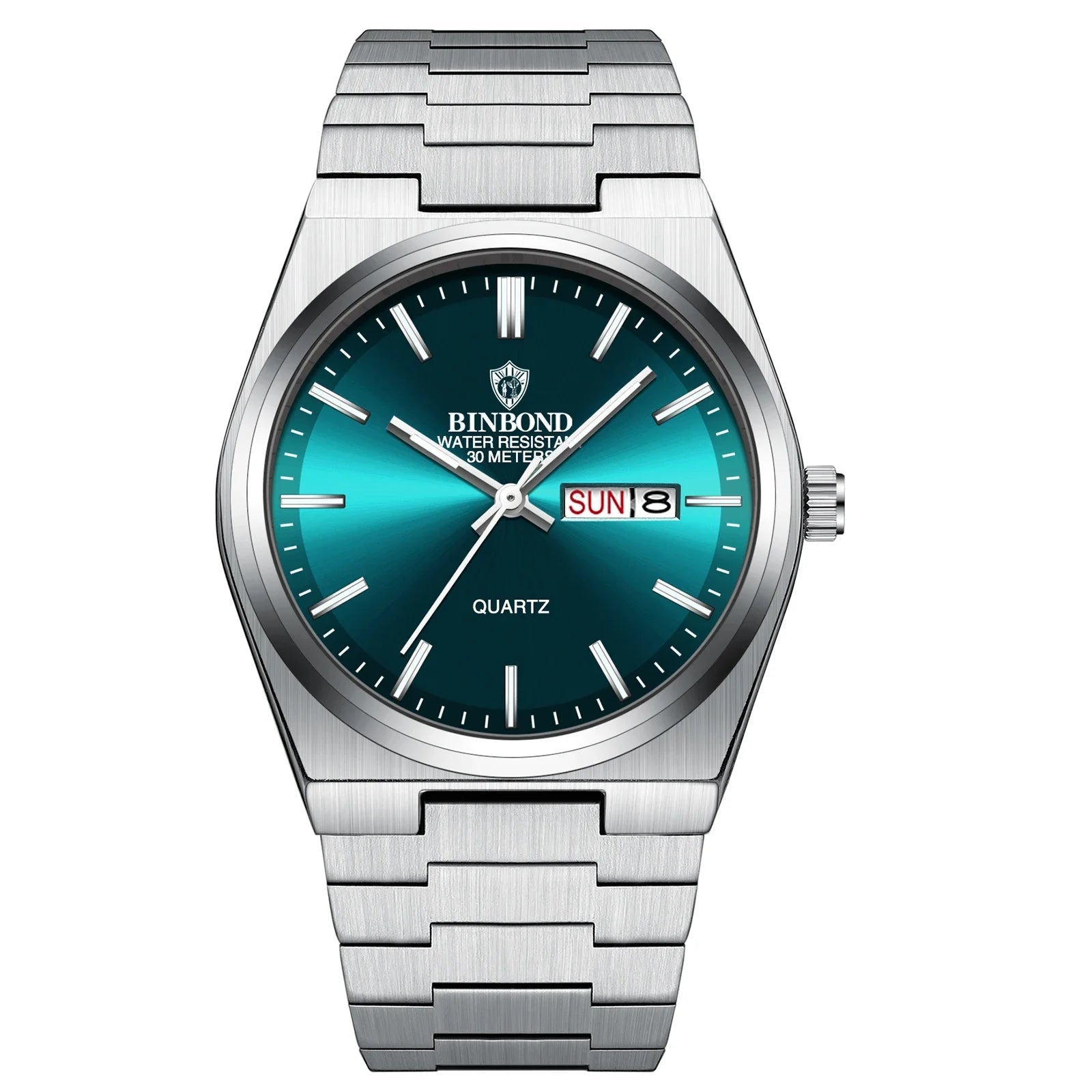 Luxus Uhr Für Mann Wasserdicht Leucht Datum Woche Edelstahl Männer Uhr Casual Quarz herren Uhren Männliche Uhr - flohmarkt-deutschland.shop