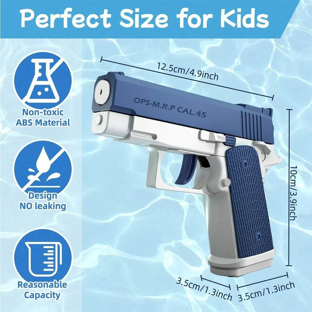 M1911 Water Guns Pistol Toy Squirt Guns, Summer Pool Beach Shooting Games Outdoor Toys, Water Blaster Pistol for Kids Adult - flohmarkt-deutschland.shop