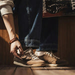Maden Herren Retro Dunkelbraune Laufschuhe im Deutschen Trainer-Stil, Atmungsaktive Sneakers, Lässige Baseball-Schuhe für Fitness, Herbst/Winter - flohmarkt-deutschland.shop