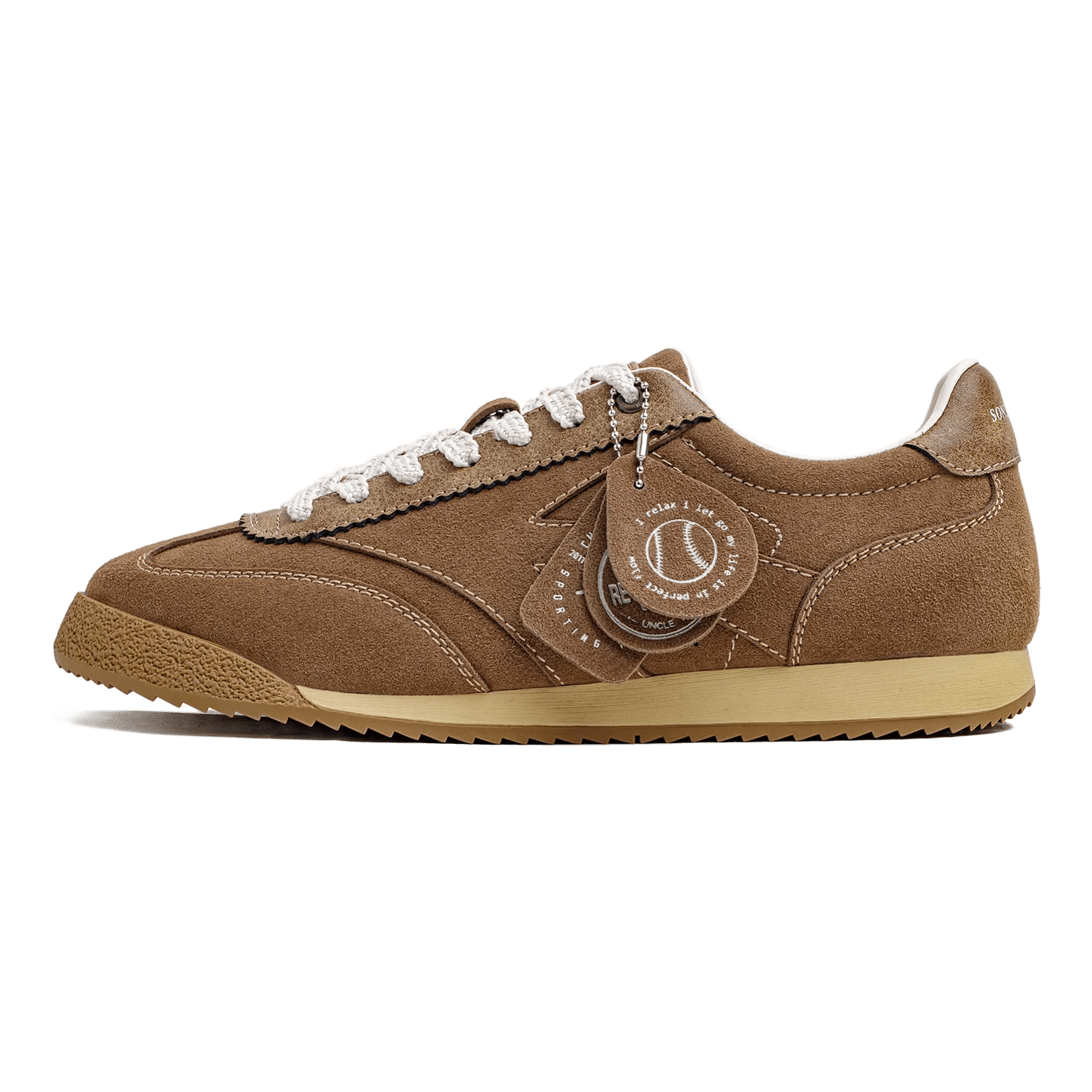 Maden Herren Retro Dunkelbraune Laufschuhe im Deutschen Trainer-Stil, Atmungsaktive Sneakers, Lässige Baseball-Schuhe für Fitness, Herbst/Winter - flohmarkt-deutschland.shop
