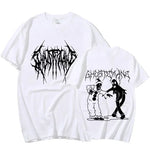 Männer Frauen Drucken T-shirt Mode Hip Hop Metall Gothic Rock T Shirt Lose Streetwear Sommer Lose Sport T Shirt Y2K Kurzarm - flohmarkt-deutschland.shop