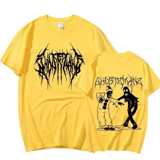 Männer Frauen Drucken T-shirt Mode Hip Hop Metall Gothic Rock T Shirt Lose Streetwear Sommer Lose Sport T Shirt Y2K Kurzarm - flohmarkt-deutschland.shop
